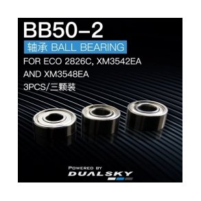 BB50-2, ball bearing set(3 pcs) for ECO 2826C, XM3542EA and XM3548EA