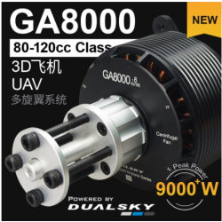 Dualsky GA8000.8, 160KV, 4 skrues system.