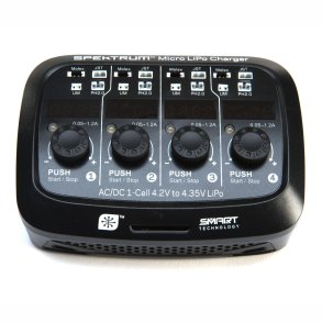 Smart Micro 4 port AC/DC 1S LiPo Charger.