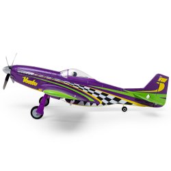 E-Flite UMX P-51D Voodoo BNF Basic med AS3X og SAFE Select.