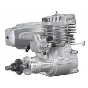OS 120 AX 2-takt Metanolmotor, 20,0ccm med lyddmper.
