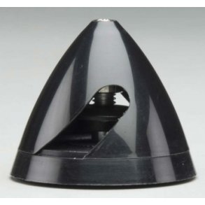 Spinner El, 2 bladet 45mm Sort, fra Du-Bro