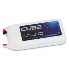 SLS X-CUBE 1250MAH 2S1P 7,4V 30C/60C