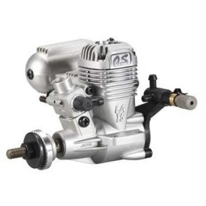 OS 15LA 2-takt Metanolmotor 2,50ccm med lyddmper.