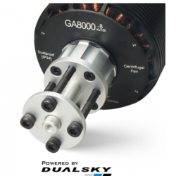 Dualsky GA8000.8, 160KV, 4 skrues system.