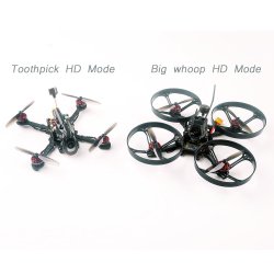 Larva-X HD Micro FPV Drone Toothpick HD and Whoop HD 2in1 med FrSky XM+ EU-LBT modtager.