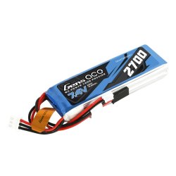 Gens ace 2700mAh 7.4V Lipo sender/modtager-batteri.