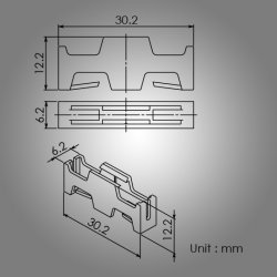 Servo sikring 6 stk. i Neon gul
