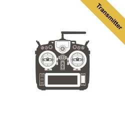 Taranis X9D Plus SE-2019 Carbon ACCST/ACCESS-sender. Husk at bestille batteri.