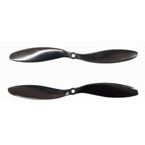 1 par 9 x 4,7 kulfiber propeller