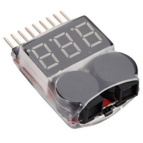 Lav spndings alarm for 2 til 8 LiPo celler