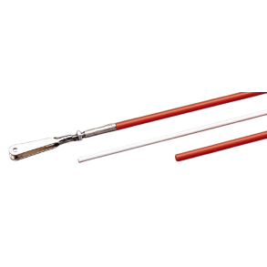 Bowdenkabel Rd/Hvid 1 meter, 1 stk.