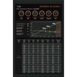 Dualsky XM2838EA-10 V3, 1250KV