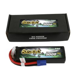 Gens ace 5000mAh 11.1V 60C Lipo batteri med EC5 stik.