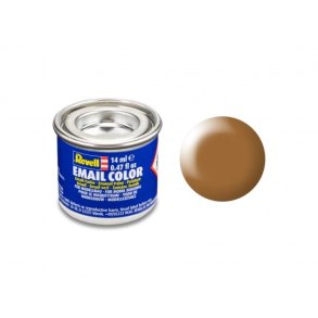 Revell Enamel maling, Wood Brown, Silk, 14ml, RAL 8001