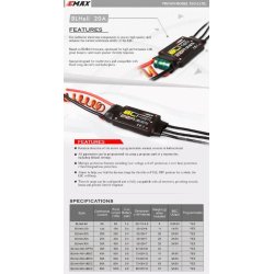 BLHeli Series 20A ESC brstels regulator fra EMAX