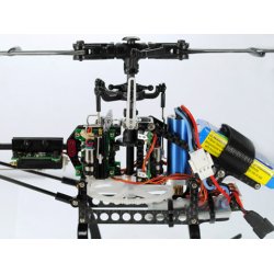 Mainframe i kulfiber og alu. til Blade 130 X