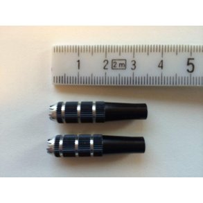 Styrepindsst med 3mm gevind, 8x34mm sort