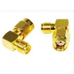RP til SMA vinkel adapter