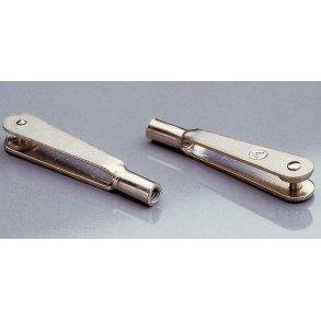 Link i metal til 2mm gevind, 10 stk