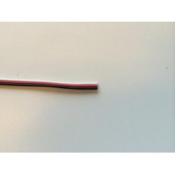 Servoledning 0,15mm2 uden stik, 5 meter.