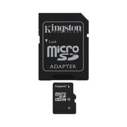 32 GB Kingston Micro SD-kort, Klasse 10.