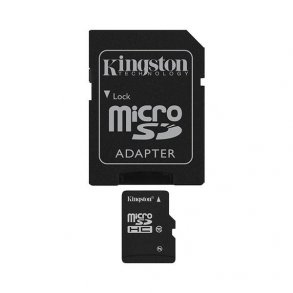 32 GB Kingston Micro SD-kort, Klasse 10.