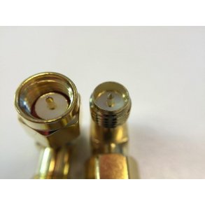 RP-SMA jack til SMA plug vinkel adapter