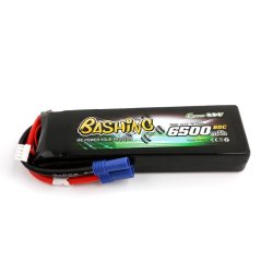 Gens ace Bashing 6500mAh 11.1V 60C Lipo batteri med EC5 stik.
