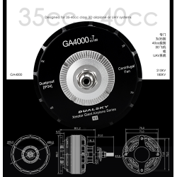 Dualsky GA4000 V2, 210KV / 180KV