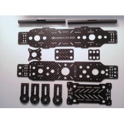 Mini Mamba V2 base frame kit fra Quadrysteria