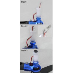 LED st og kabler til Blade 200QX, 4 farver