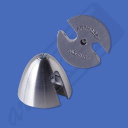 31mm LD spinner til klappropel, for 4mm aksel