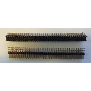 Break out vinkel-pins 3x40 pins, 2 stk