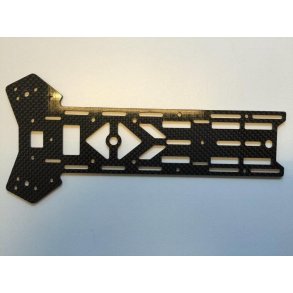 Bundplade til Night Hawk 300 i kulfiber