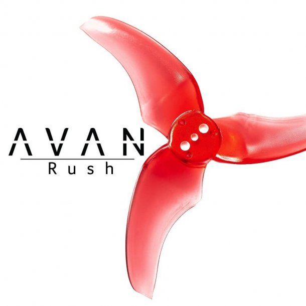 AVAN Rush 2.5" 3 Blade Prop, 2 Pairs, Babyhawk R RC Drone FPV Racing Multi Rotor Tinyhawk freestyle 