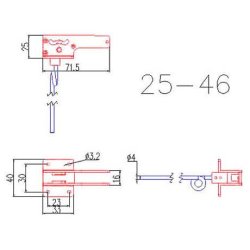E-flite 25 - 46 landingsstel