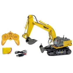 HUINA Excavator R/C 1:16, 2,4GHz, 11 channels