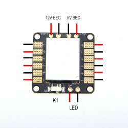 EMax-PDB med 5V og 12V BEC