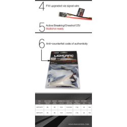 Lightning 30A ESC brstels regulator fra EMAX