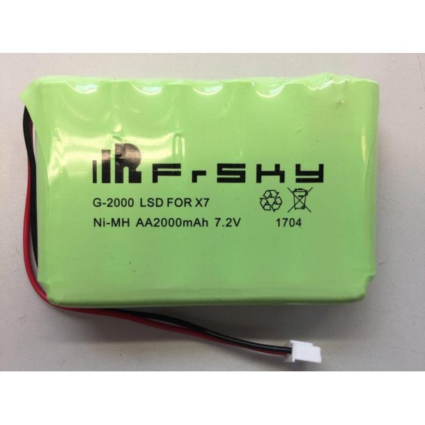 2000 mAh NiMH batteri til Q X7 sender fra FrSKY