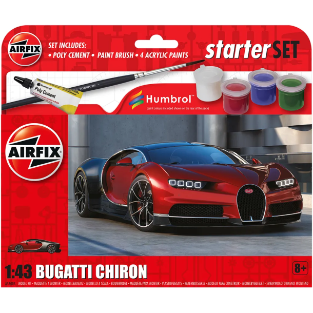 SMALL STARTER SET 1:43 BUGATTI CHIRON