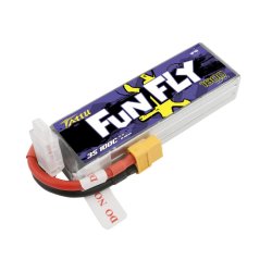 TATTU Funfly 1800mAh 11.1V 100C 3S Lipo batteri med XT60 stik.