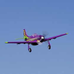 E-Flite UMX P-51D Voodoo BNF Basic med AS3X og SAFE Select.