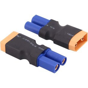 Adapterstik med XT90 hanstik og EC5 hunstik