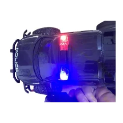 POLICE CAR R/C 1:14 W/SOUND &amp; LIGHT 27/49/MHZ
