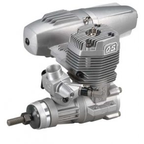 OS 55 AX 2-takt Metanolmotor, 8,93ccm med lyddmper.