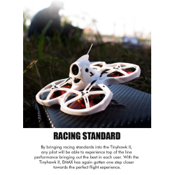 Tiny Hawk 2, FPV Quadcopter (BNF til FrSky D8).