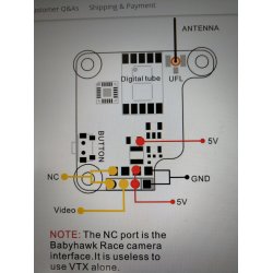 Videosender til BabyHawk RACE.