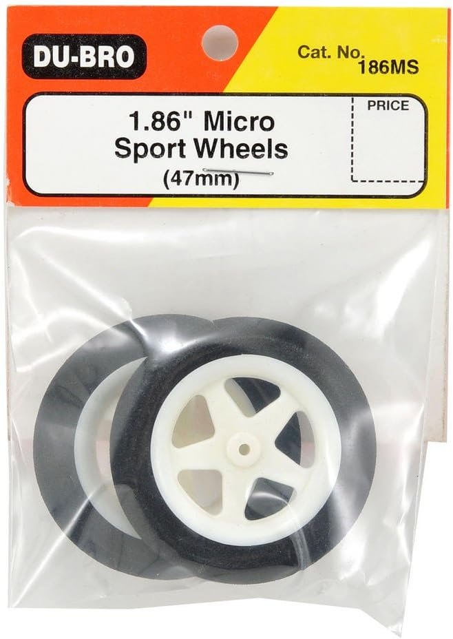 Dubro 3in Micro Sport Wheels, 2pcs, Part 300MS | Buy Wheels/Landing Gear At